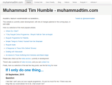 Tablet Screenshot of muhammadtim.com